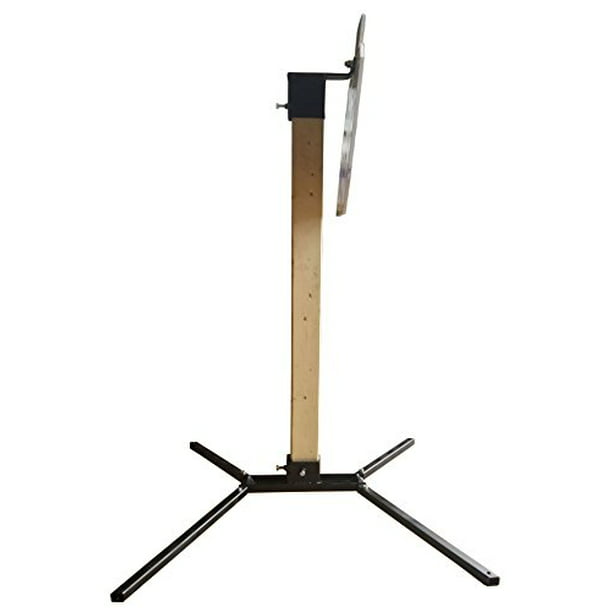 target not included TWO STANDS INCLUDED. Gong Steel Target Stand and hanger